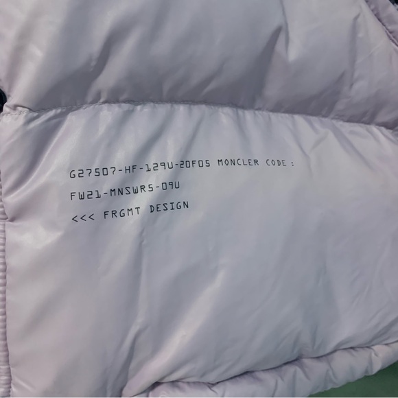 Moncler Lilac Puffer Jacket - Picture 6 of 10